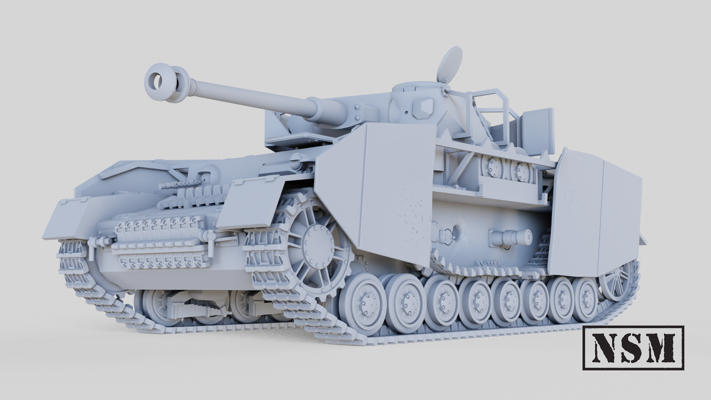 Destroyed Panzer IV Ausf H