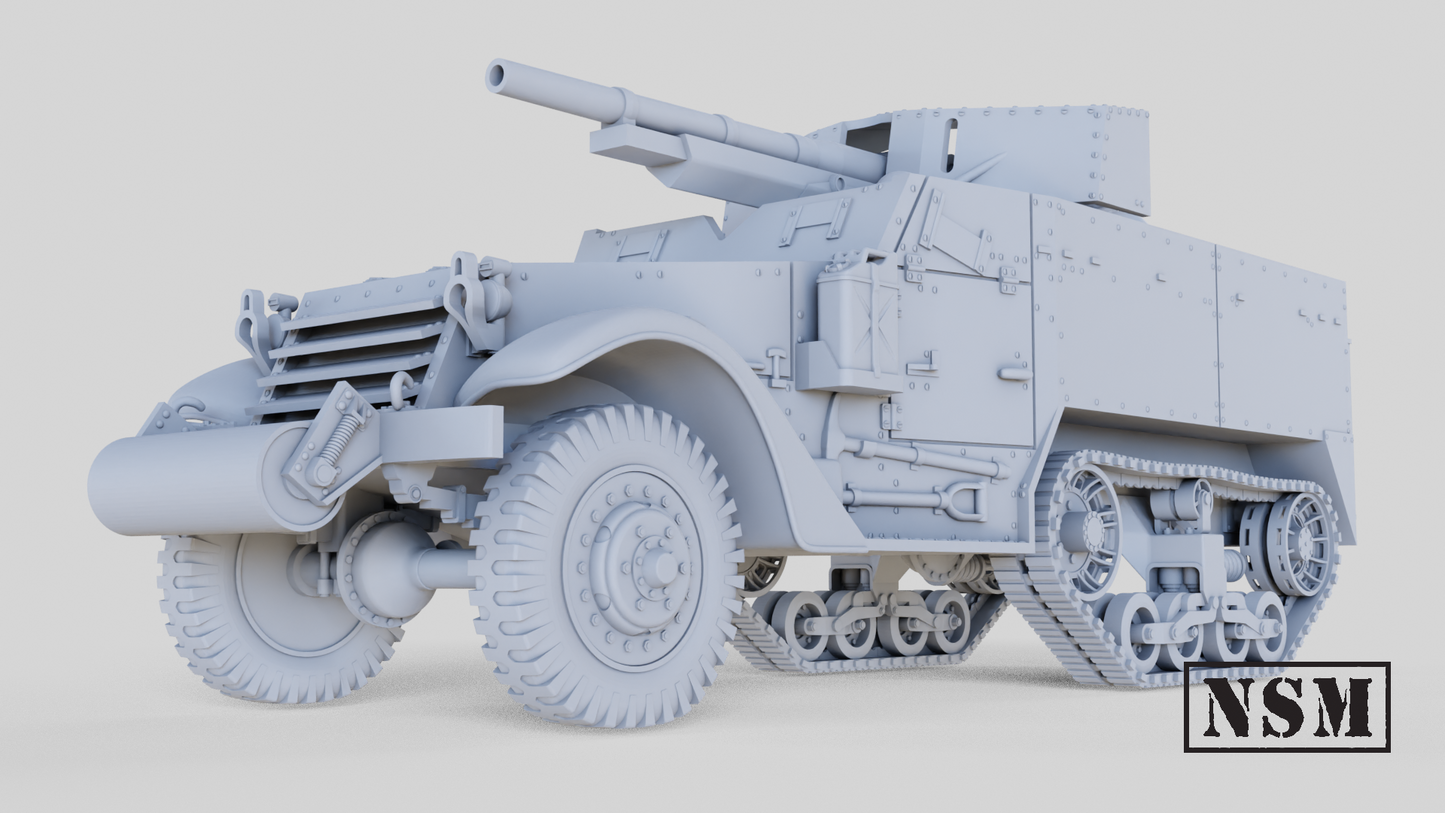 M3 75mm GMC Halftrack - British Army