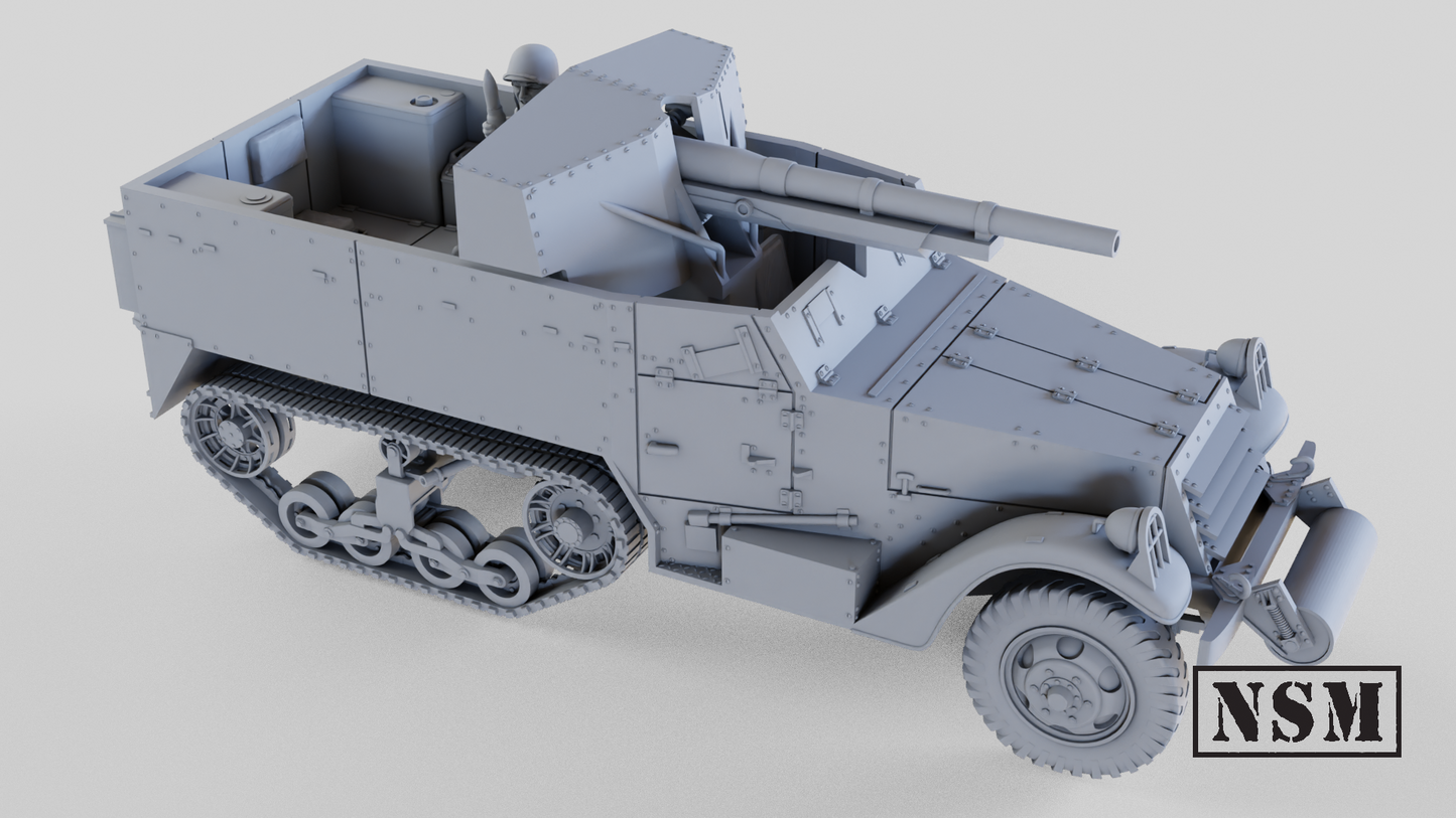 M3 75mm GMC Halftrack with Option for T12