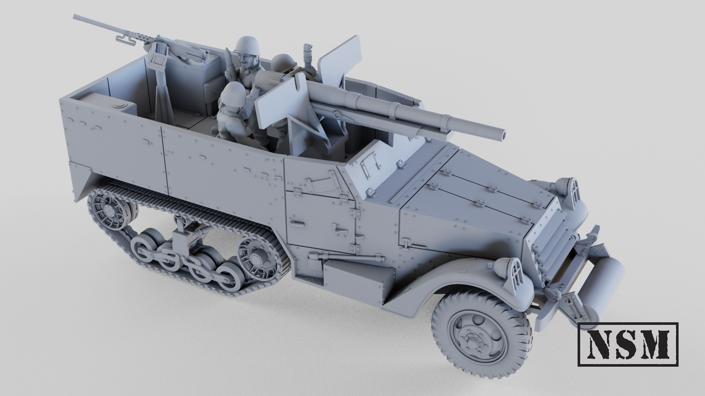 M3 75mm GMC Halftrack with Option for T12