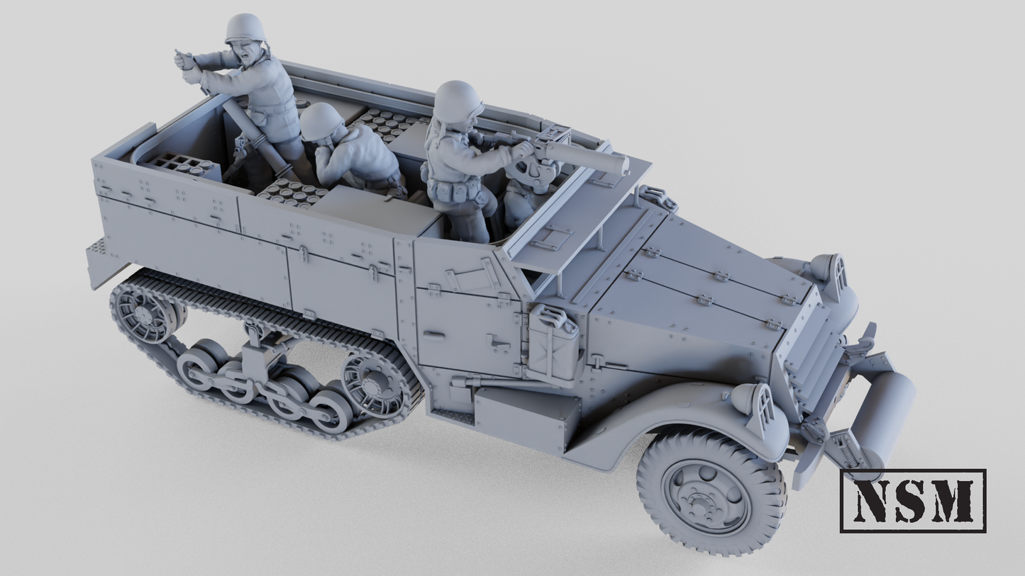 M4 Mortar Carrier – Early and Late Production Types