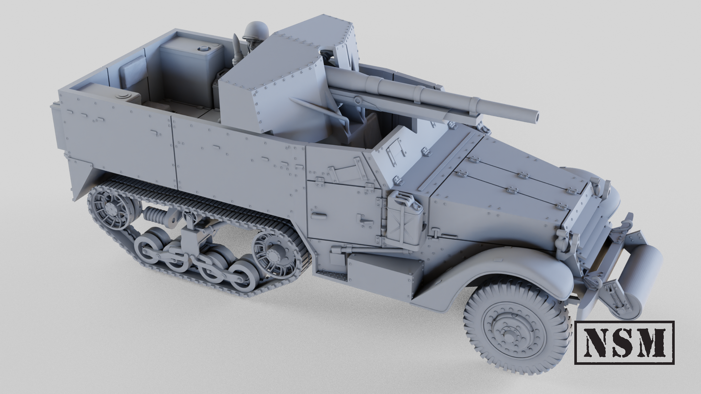 M3 75mm GMC Halftrack with Option for T12
