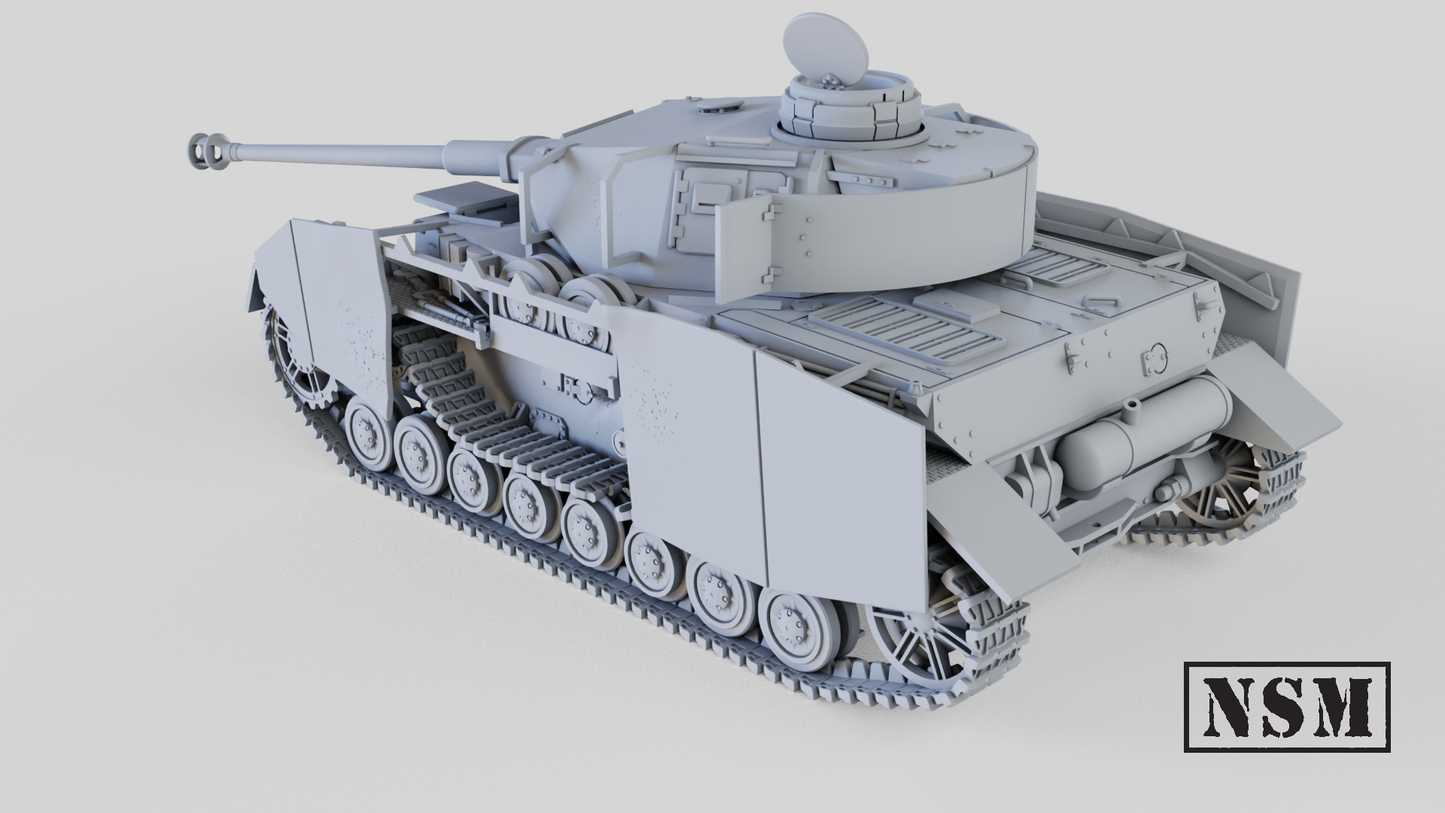 Destroyed Panzer IV Ausf H