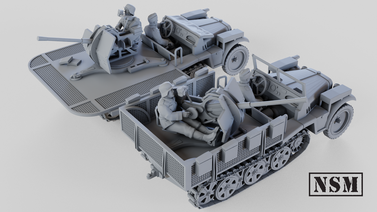 Demag Sdkfz 10-4 – With 2cm Flak 38