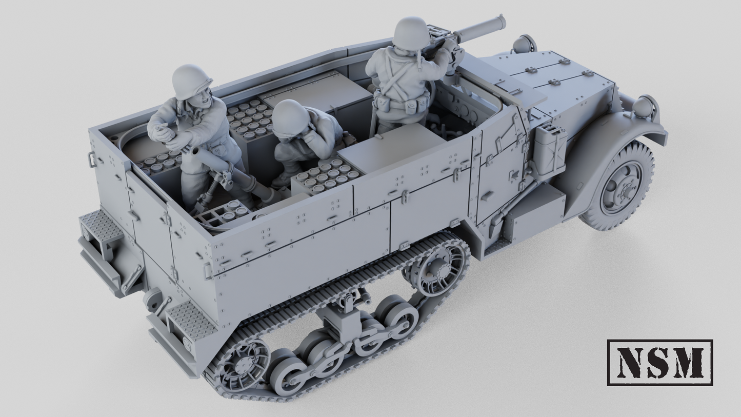 M4 Mortar Carrier – Early and Late Production Types