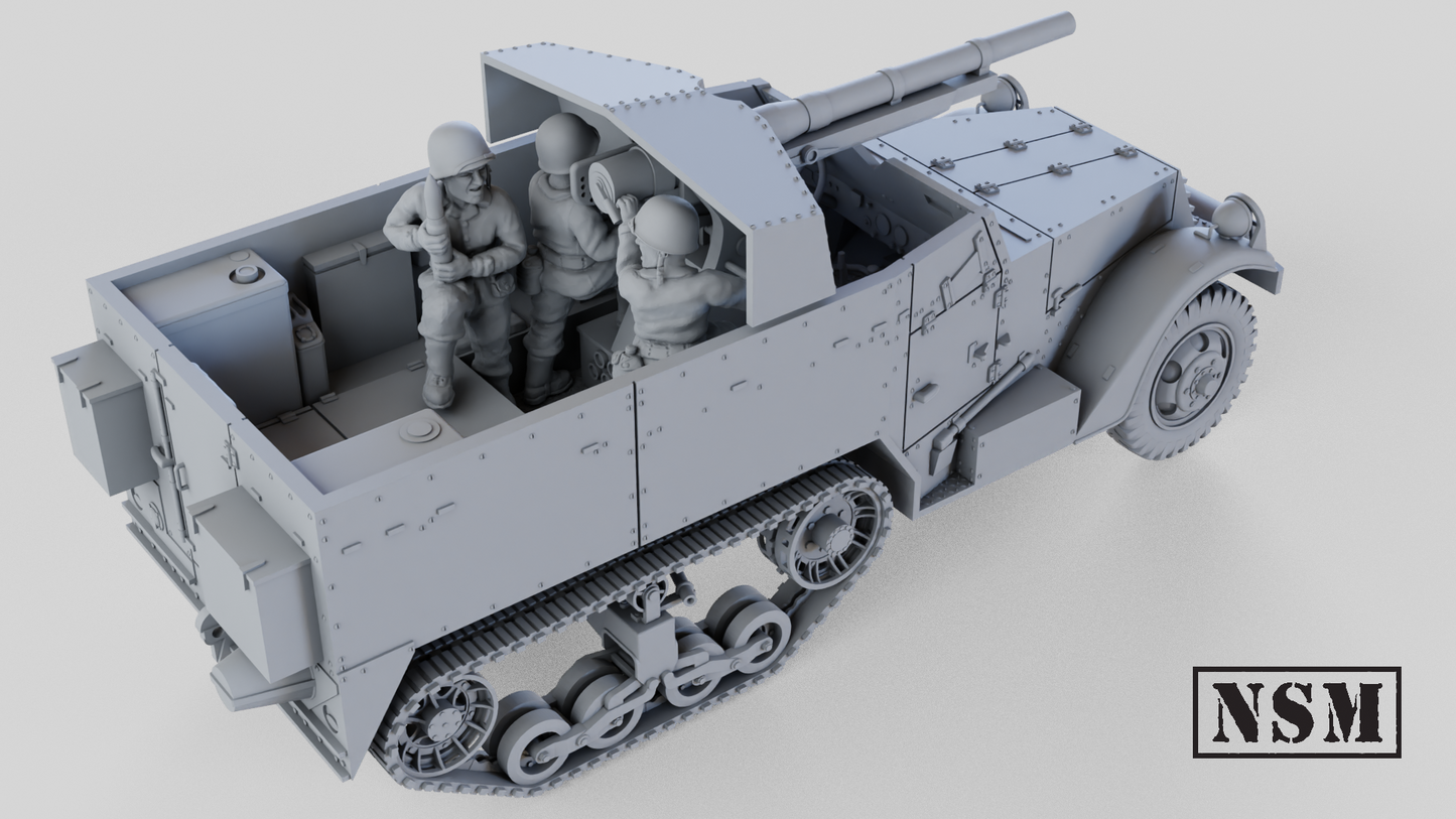 M3 75mm GMC Halftrack with Option for T12