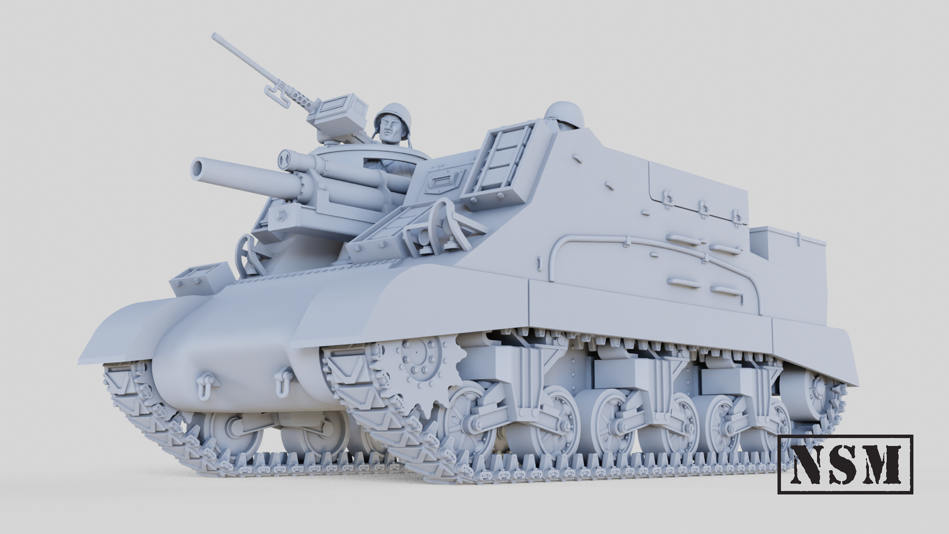 ET Model S35-005 WWII US M7 Priest Mid Production Value Package Detail ET Model S35-005 WWII US M7 Priest Mid Production Value Package Detail