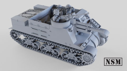 British Army M7 Priest - Early and Mid Production