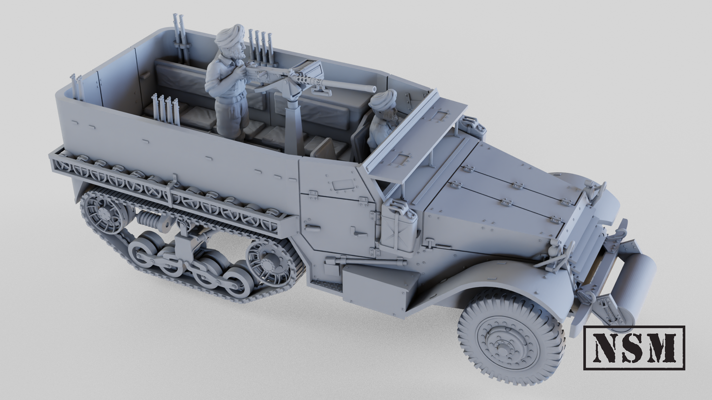 M5 Halftrack – British 8th Army with Optional Sikh Crew