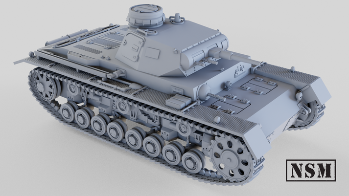 Panzer III Ausf C – Night Sky Miniatures