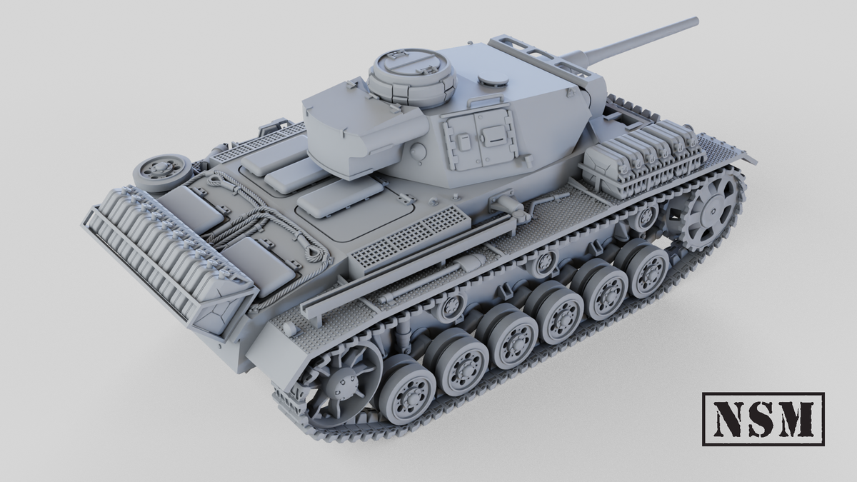 Panzer III Ausf L including DAK Option – Night Sky Miniatures